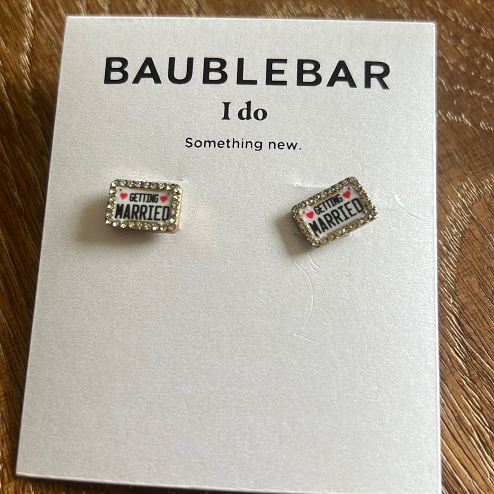 Baublebar I do earrings